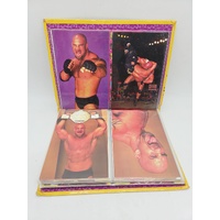 Panini 1998 WCW nWo Superstars Photocard Album Wrestling Trading Cards Binder