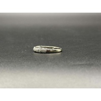 Ladies 18ct White Gold Diamond Cluster Dome Ring