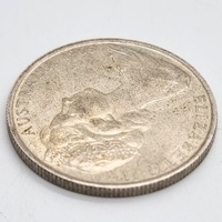 1966 Australia Round 50 Cent Coin Royal Australian Mint 80% Silver