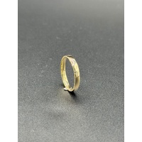 Unisex 10ct Yellow Gold Plain Wedding Band Ring