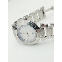 Versace 68Q Ladies Watch Mother of Pearl Dial Silver Steel Swiss Made