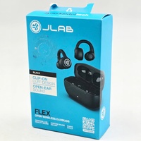 JLab Flex Open Wireless Earbuds Bluetooth Open-Ear Headphones with Charging Case