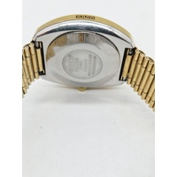 Rado DiaStar Automatic Mens Watch Gold Dial Day Date 648.0413.3 Swiss