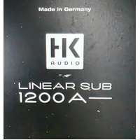 HK Audio Linear Sub 1200A Active Subwoofer Black 1200W 240V