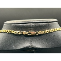 Unisex 9ct Yellow Gold Curb Link Necklace