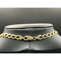 Unisex 9ct Yellow Gold Curb Link Necklace