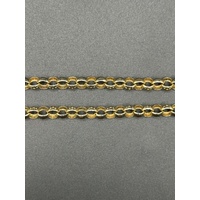 Ladies 9ct Yellow Gold Belcher Link Necklace