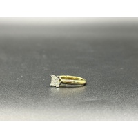 Ladies 18ct Yellow Gold Diamond Engagement Ring