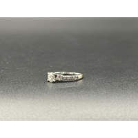 Ladies 18ct White Gold Diamond Engagement Ring