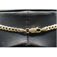 Unisex 9ct Yellow Gold Curb Link Necklace