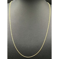 Unisex 18ct Yellow Gold Tight Curb Link Necklace