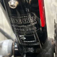 Giant Boulder 3 Mountain Bike Small Frame Black Red Mens Bicycle