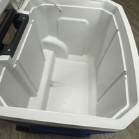 Esky 52L Wheeled Cooler Blue White Ice Box Camping Heavy Duty 1381611