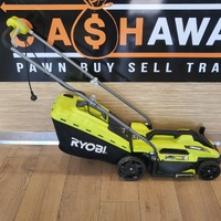 Ryobi RLM13E33S 1300W Corded Electric Lawn Mower 33cm Cut Grass Catcher 