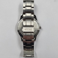 Seiko 6N52-00D0 Men's Quartz Watch Blue Sunburst Dial Sapphire Crystal Stainless Steel 