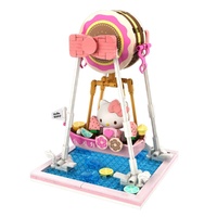 Summer Wunderland Hello Kitty Donut Ship Building Block Set 280PCS