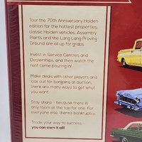 Monopoly Holden 70th Anniversary Edition Board Game Holden Heritage