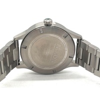 NIXON Sentry Solar Stainless Steel Silver Jasper 40mm Watch 10ATM