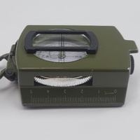 Military Style Lensatic Compass Hiking Camping Survival Navigation