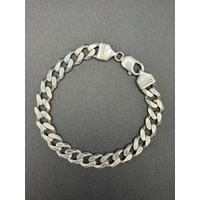 Unisex 925 Sterling Silver Curb Link Bracelet