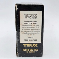 Trux 1953 Daimler CV Single Deck Bus 1:76 Diecast Model TX1B Route 175