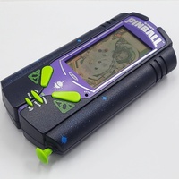 Radica Ultimate Pinball Electronic Handheld Game 2002 LCD Portable w/ 3 Playfield Cards