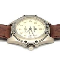 Colorado Adventure Watch Italian Leather Band Quartz 3ATM Tin Case