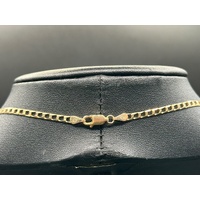 Unisex 9ct Yellow Gold Curb Link Necklace