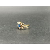 Ladies 18ct Yellow Gold Gemstone Ring