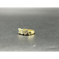 Ladies 14ct Yellow Gold Diamond Ring