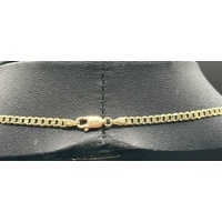 Unisex 9ct Yellow Gold Curb Link Necklace