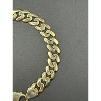 Men’s 18ct Yellow Gold Curb Link Bracelet