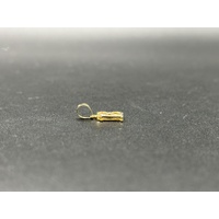 Ladies 9ct Yellow Gold Diamond Number 18 Pendant