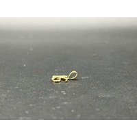 Ladies 9ct Yellow Gold CZ Number 16 Pendant