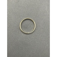 Unisex 9ct Yellow Gold Plain Band Ring