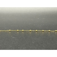 Ladies 18ct Yellow Gold Rosary Bracelet with Cross & Mother Mary Charms