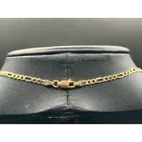 Unisex 9ct Yellow Gold Figaro Link Necklace