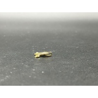 Ladies 9ct Yellow Gold Diamond Pendant 0.01ct