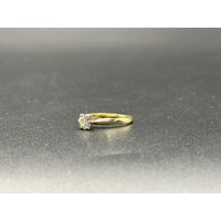 Ladies 18ct Yellow Gold Diamond Ring