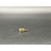 Ladies 10ct Yellow Gold Diamond Halo Pendant 0.33ct TDW