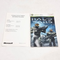 Halo Wars Steelbook Xbox 360 PAL 2009 Manual Microsoft