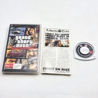 Grand Theft Auto Liberty City Stories Sony PSP PAL Complete Manual Rockstar