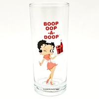 Coca-Cola Betty Boop Tumbler Glasses Set of 4 Retro Style Collectible