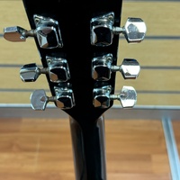 Yamaha FG-425 Vintage 1988 Rare Black Acoustic Guitar Made in Taiwan