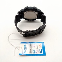 Casio AQS810W-1A3 Tough Solar Analog Digital Mens Watch Black Gold