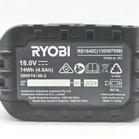 Ryobi RB1840C 18V ONE+ 4.0Ah Lithium Battery