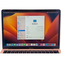 Apple MacBook Air 13 2018 Retina i5 8GB 128GB SSD Gold Laptop macOS