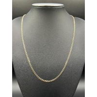 Unisex 9ct Yellow Gold Curb Link Necklace