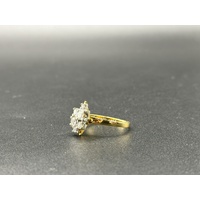 Ladies 18ct Yellow Gold 0.60ct Diamond Ring