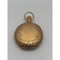 American Waltham Vintage 14K Gold Pocket Watch 1897 Antique Hunter Case